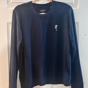 Lucky Brand Dark Blue Knit Top